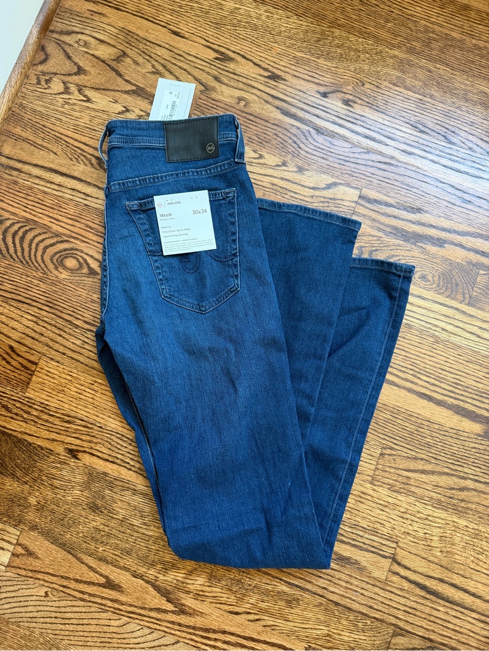 NWT AG Men's Dark Blue Jeans - modern slim Fit